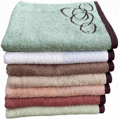 Osuška Veba NORA ELIPSY SMETANOVÁ 70 x 140 cm – Sleviste.cz