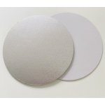 Sugar and Cakes DORTOVÁ PODLOŽKA OBOUSTRANNÁ 30 cm v.0,3cm BÍLÁ/STŘÍBRNÁ – Zboží Mobilmania