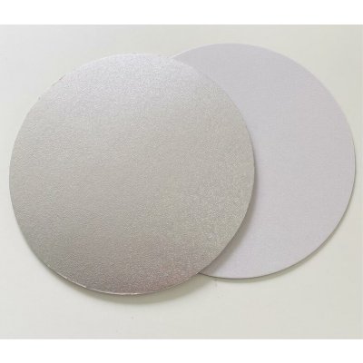 Sugar and Cakes DORTOVÁ PODLOŽKA OBOUSTRANNÁ 30 cm v.0,3cm BÍLÁ/STŘÍBRNÁ – Zboží Mobilmania