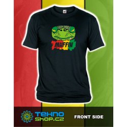 Teknoshop Muffin 2014 Srpen dnb tričko s potiskem pánské zelené