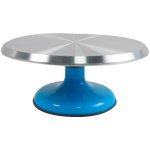Cake star Otočný stojan kovový modrý 30cm – Zboží Mobilmania