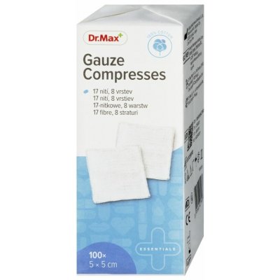 Dr.Max Gauze Compresses 5 x 5 cm 100 ks – Zboží Dáma