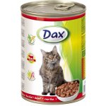 Dax Cat kousky hovězí, konzerva 415 g