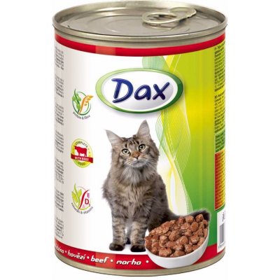 Dax kousky Cat HOVĚZÍ 415 g