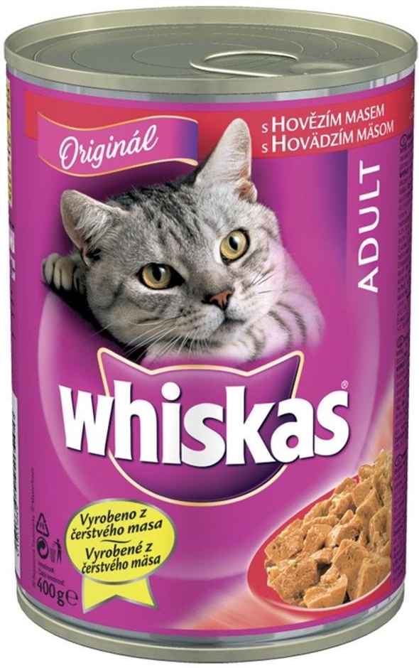 Whiskas hovězí paštika 400 g