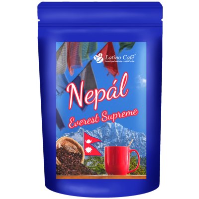 Latino Café ® Káva Nepál čerstvě pražená 100% arabica zrnková 0,2 kg – Hledejceny.cz