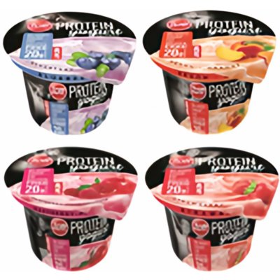 Zott Protein Jogurt Mix příchutí Jahoda Borůvka Malina-Granátové jablko Broskev-Pomeranč 200 g