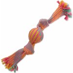 Dog Fantasy přethovadlo s míčkem barevný vzor 1 2 knoty 33 cm