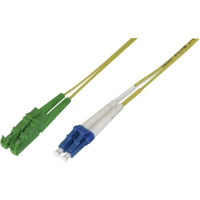Digitus AL-9E2000LC-10I Fiber Optic Patch, E2000 8 ° APC to LC, 9/125 µ, Duplex 10m – Sleviste.cz