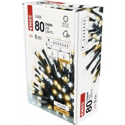 Emos D4AN04 LED vánoční řetěz 8 m – Sleviste.cz