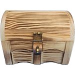 Pokladnička Truhla dřevěná 21x16x16 cm bez otvoru opalovaná Bez visacího zámku – Zboží Mobilmania