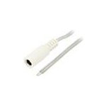 BQ CABLE Kabel 2x0,5mm2 vodiče,DC 5,5/2,1 zásuvka přímý průhledná | Zboží Auto