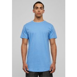 Urban Classics Prodloužené mírně zaoblené pánské triko Modrá