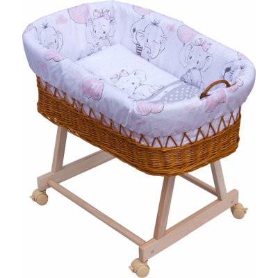 Mojžíšův košík pro miminko Scarlett Gusto růžová – Zboží Mobilmania