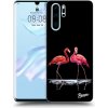 Pouzdro a kryt na mobilní telefon Huawei Picasee Ultimate Case pro Huawei P30 Pro - Flamingos pár