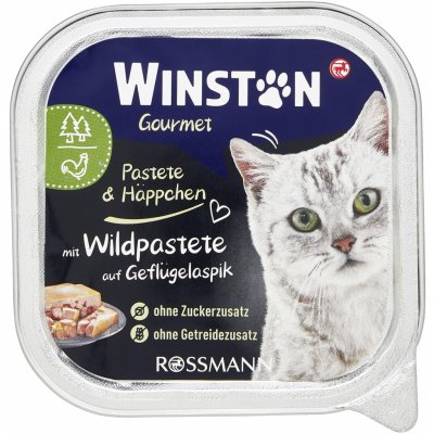 Winston Cat s paštikou, zvěřinou a drůbežím v aspiku 100 g – Hledejceny.cz