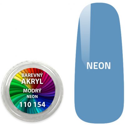 Expa nails akryl pudr neonový modrý 4 ml – Zboží Dáma