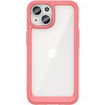 Pouzdro Outer Space case / Apple iPhone 15 Plus clear / red – Hledejceny.cz