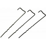 GTEX Ocelové kotvící skoby do země GEOPIN 20cm × 4mm – balení 100 ks