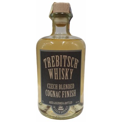 TREBITSCH Czech Blended Whisky COGNAC finish 40% 0,5 l (holá láhev) – Zboží Mobilmania