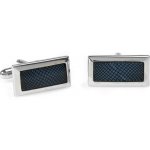 Avantgard manžetové knoflíčky Premium stříbrná lesk modrá 573-20538 – Sleviste.cz