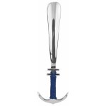 SEA Club Nazouvák - lžíce na boty Kotva, poniklovaná mosaz s modrým provazem, 25,5 cm 1519N – Zboží Mobilmania