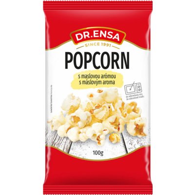 DrEnsa Popcorn Máslový 100 g – Sleviste.cz