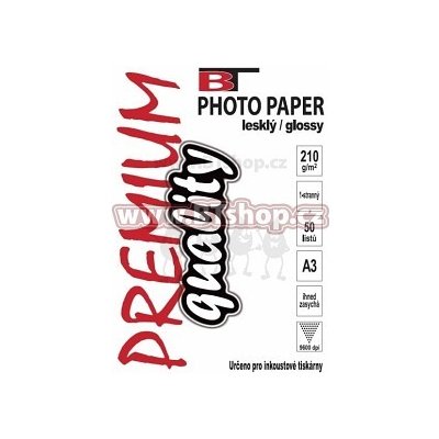 BT fotopapír A3 210g / 50 listů – Zboží Mobilmania