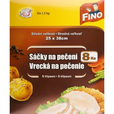 Sáčky na pečení Fino 25 x 38 cm 8 ks od 15 Kč - Heureka.cz