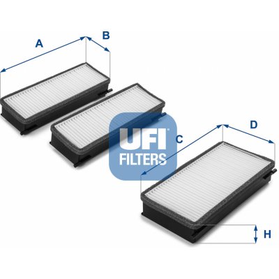 Filtr, vzduch v interiéru UFI 53.070.00 (5307000) – Hledejceny.cz