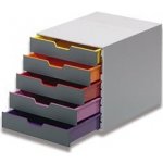 Durable Varicolor zásuvkový box 5 zásuvek šedý – Sleviste.cz