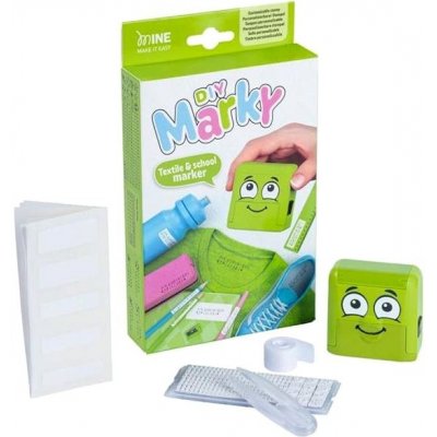 COLOP Razítko na textil Marky zelená černý polštářek puzzle – Sleviste.cz