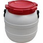 Curtec Plastový sud s držadly 41,5 l - bílo-červený – Zboží Dáma