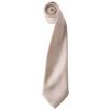 Kravata Premier Saténová kravata Colours přírodní