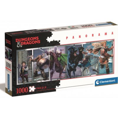 CLEMENTONI Panoramatické Dungeons & Dragons 1000 dílků