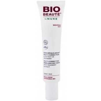 Nuxe Bio Beauté Rebalancing vyrovnávací korekční krém s brusinkovým extraktem Sans Paraben 40 ml