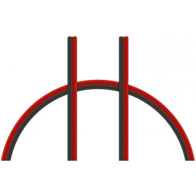 Kavan Kabel dvoulinka 2x0,35 mm2 modro/červená PVC – Zboží Dáma