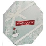 Yankee Candle Snow Globe Wonderland Advent Calendar čajová svíčka se svícnem – Zboží Dáma