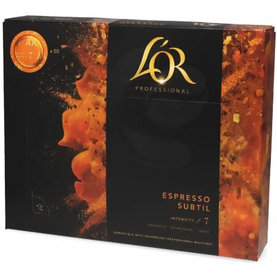 L‘OR Espresso Subtil kávové kapsle do Nespresso Professional 50 ks – Zbozi.Blesk.cz