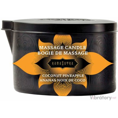 KamaSutra Ignite Massage Oil Candle Coconut Pineapple 170g