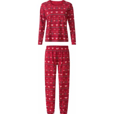 Esmara dámské vánoční pyžamo červená – Zboží Mobilmania