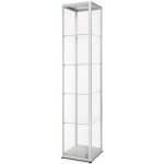 Showdown Displays Skleněná produktová vitrína Dekor s osvětlením 40 x 40 x 200 cm – Hledejceny.cz