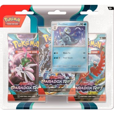Pokémon TCG Paradox Rift 3 Pack Blister Booster Arctibax – Zboží Mobilmania