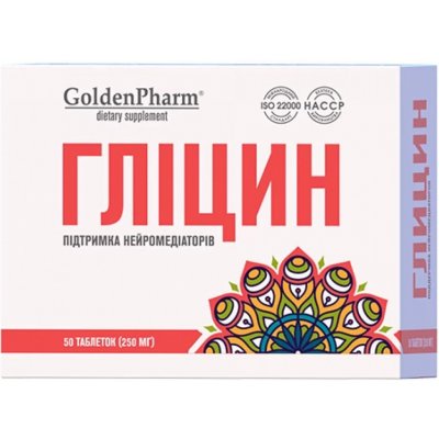 GoldenPharm Glycine 50 tablet – Hledejceny.cz