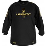 Unihoc Alpha Evolab Goalie Sweater Black-Gold – Zboží Dáma