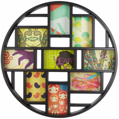 Kulatý rámeček na fotografie Umbra LUNA - černý – Hledejceny.cz