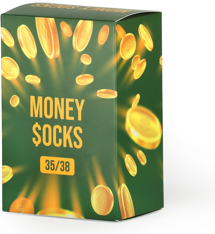 Frogies ponožky Money socks 1P zelená