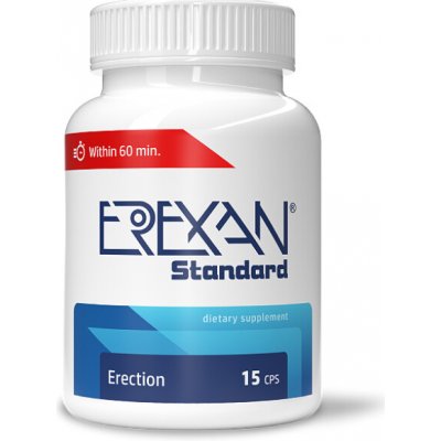 EREXAN Standard pro intimní potřeby mužů v každém věku 15 kapslí – Zboží Mobilmania