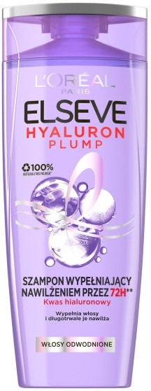 L\'Oreal Paris Elseve Hyaluron Plump hydratačný šampón na dehydrované vlasy 400 ml