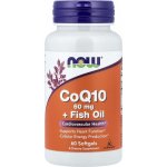 Now Foods koenzym q10 60 mg + omega 3 60 měkké tobolky – Hledejceny.cz